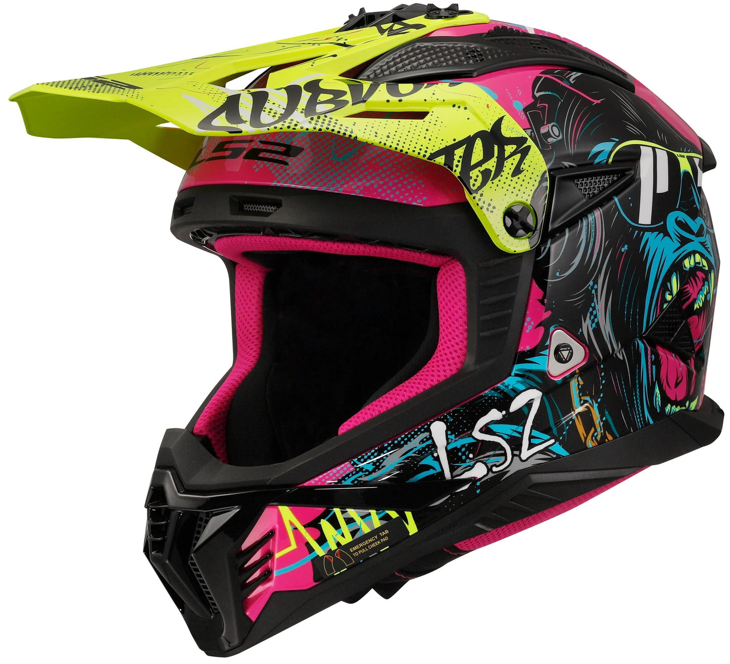 LS2 crosshelm mx708 fast ii gorilla helmet mx708 fast ii gorilla vi ge gr. xxl