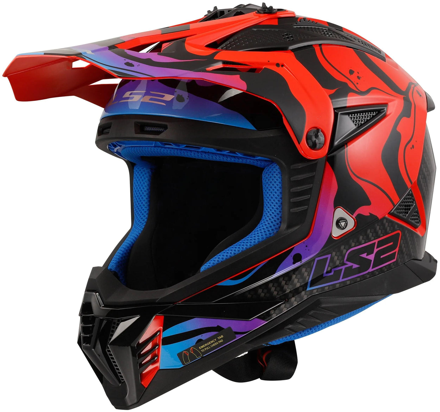 LS2 crosshelm mx708 fast ii wash helmet mx708 fast ii wash red gr. s