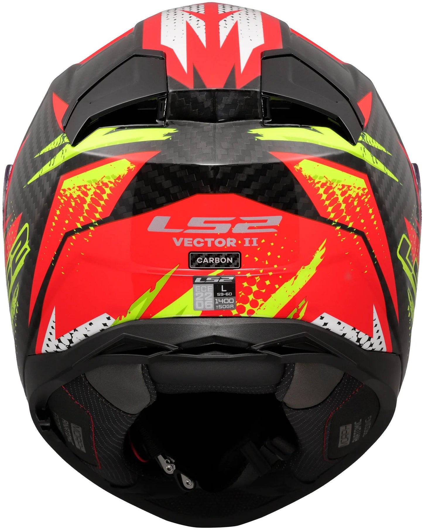 LS2 integralhelm ff811 vector ii carbon tantic helmet ff811 vector i tantic red yellow gr. 3xl