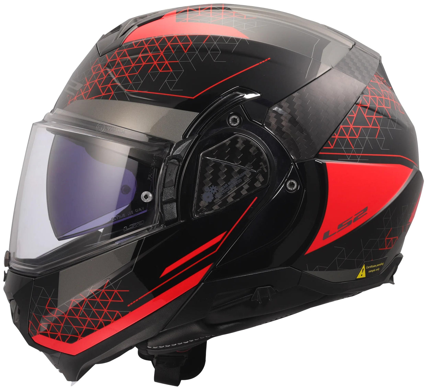 LS2 klapphelm ff910 advant ii astral helmet ff910 advant ii astral l black red