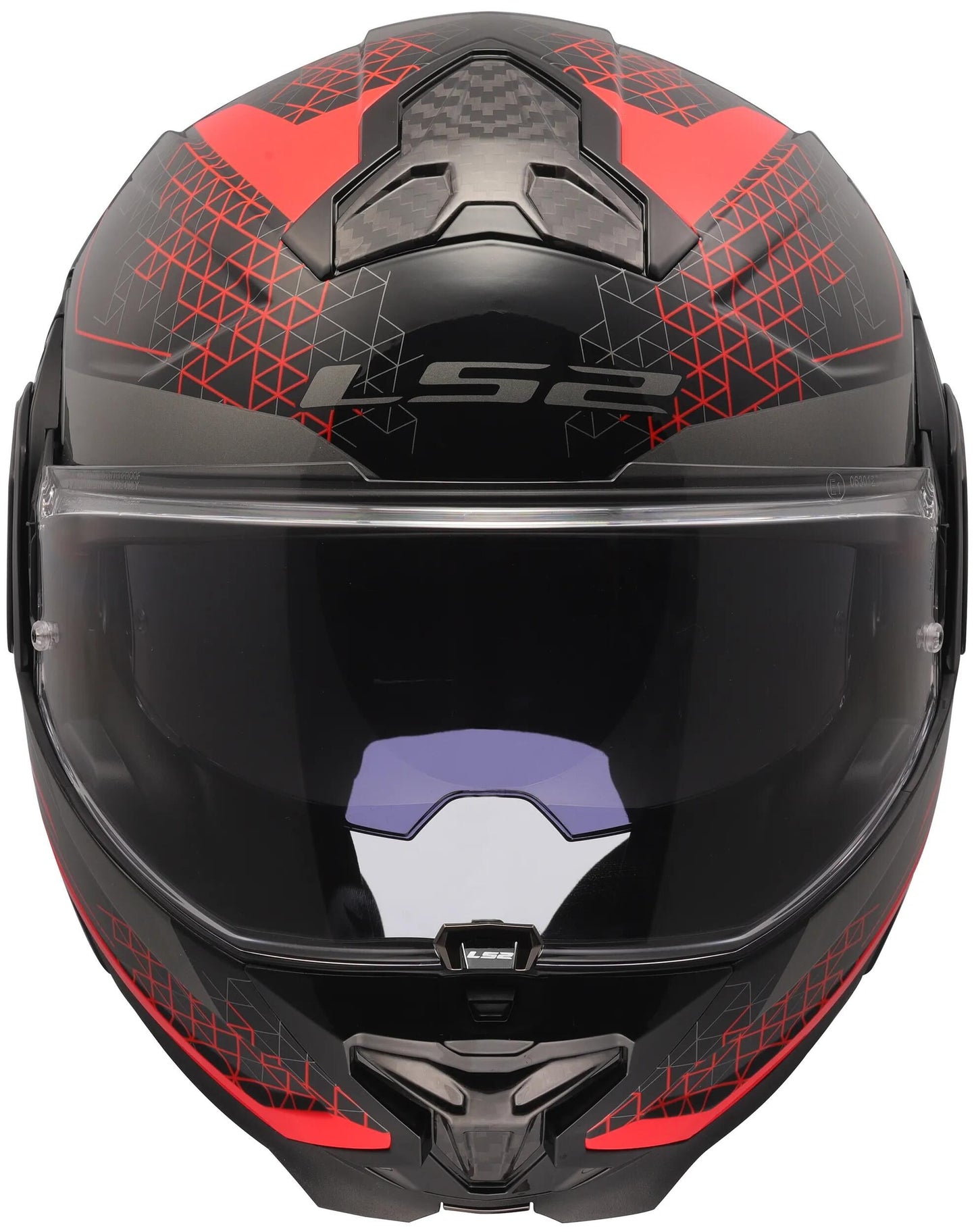 LS2 klapphelm ff910 advant ii astral helmet ff910 advant ii astral l black red