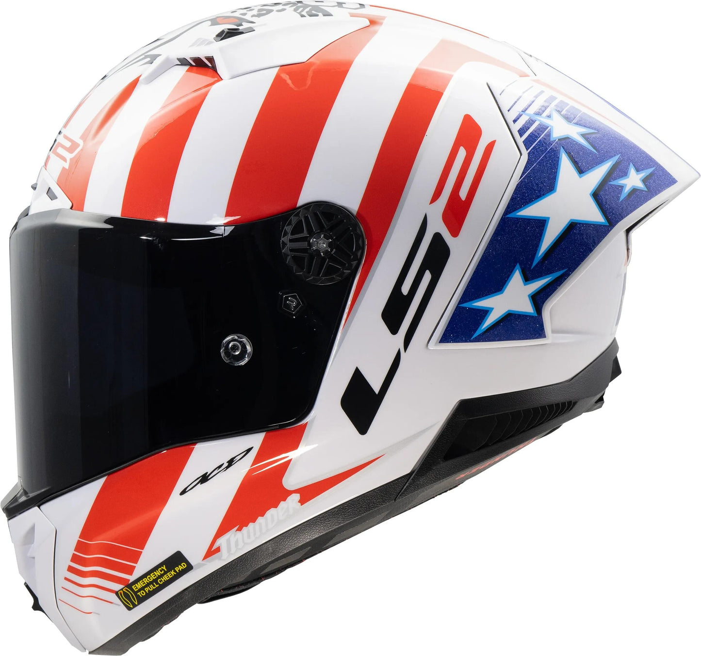 LS2 integralhelm ff805 thunder carbon gp aero replica baz helmet ff805 thunder gp aero replica baz xxl