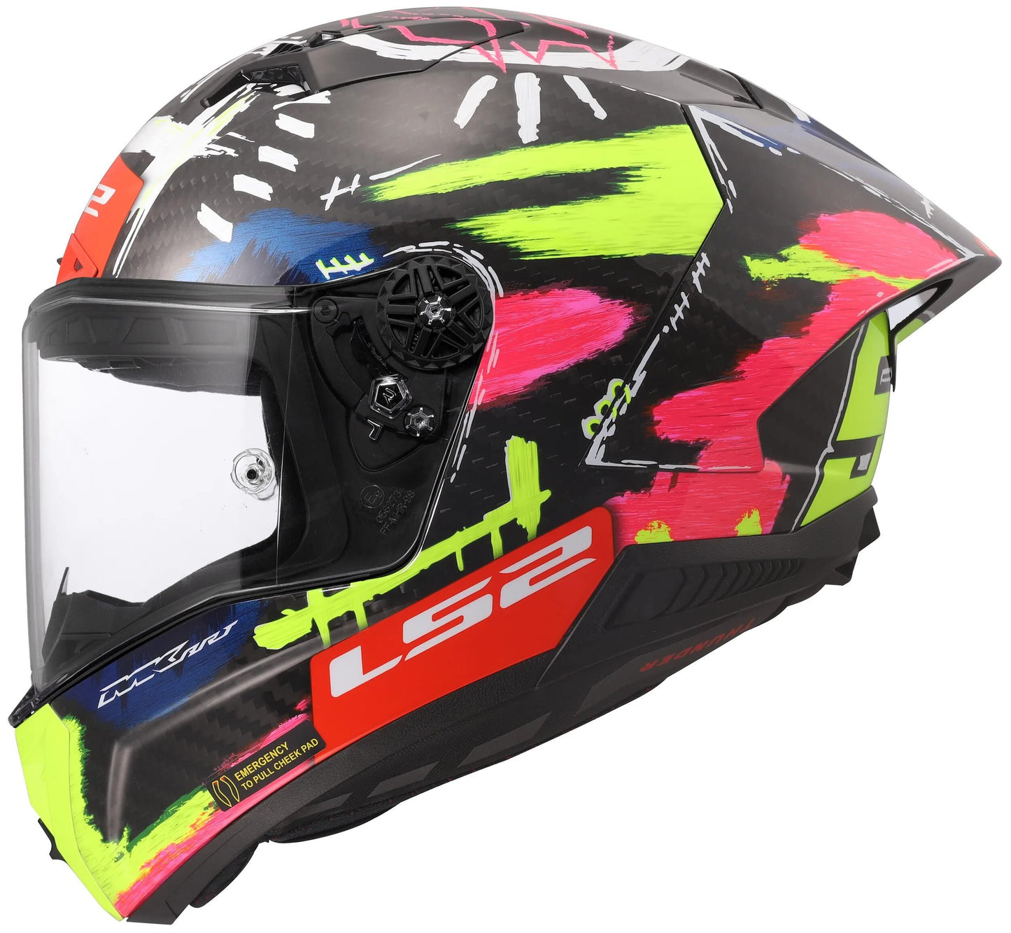 LS2 integralhelm ff805 thunder carbon gp aero replica aldeguer 25 helmet ff805 thunder aero repl.aldeguer 25 s