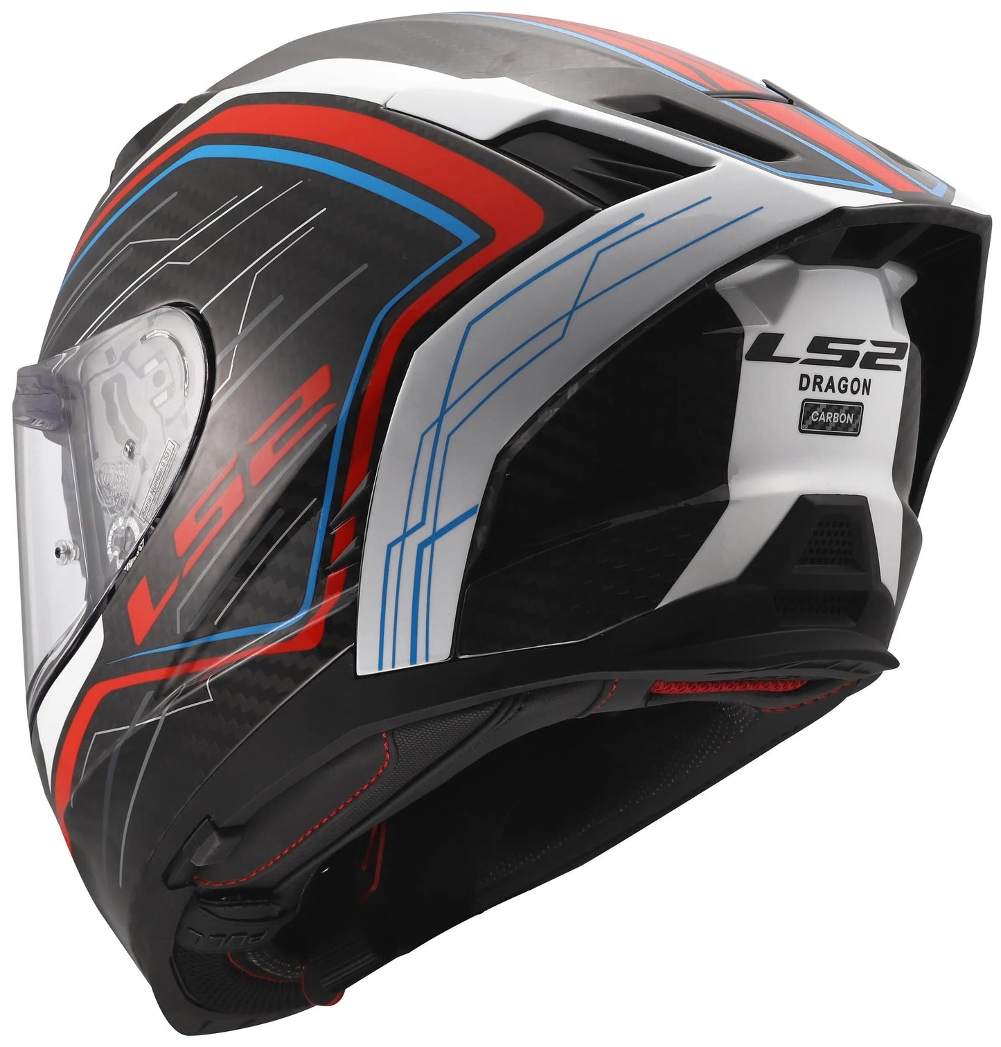 LS2 integralhelm ff807 dragon subic helmet ff807 dragon subic white blue red s
