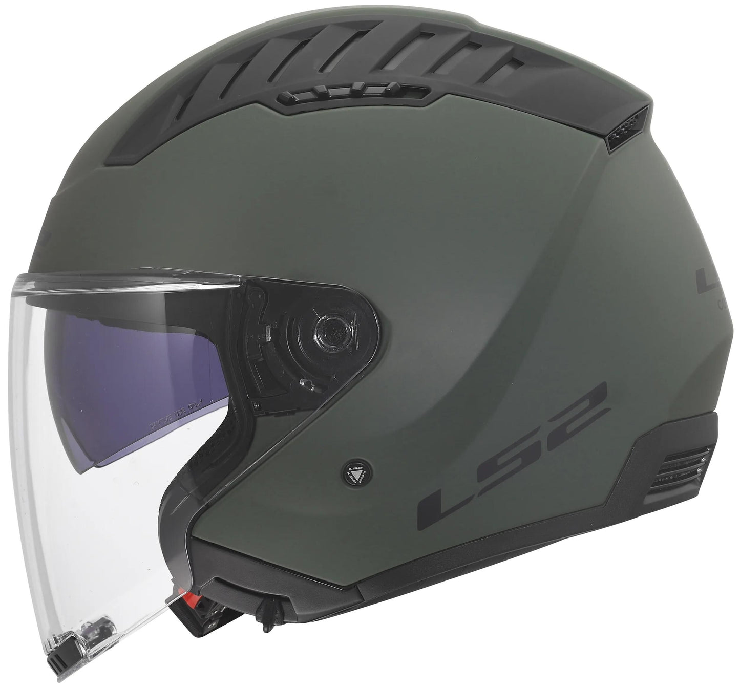 LS2 jethelm of600 copter ii solid helmet of600 copter i military green gr. m