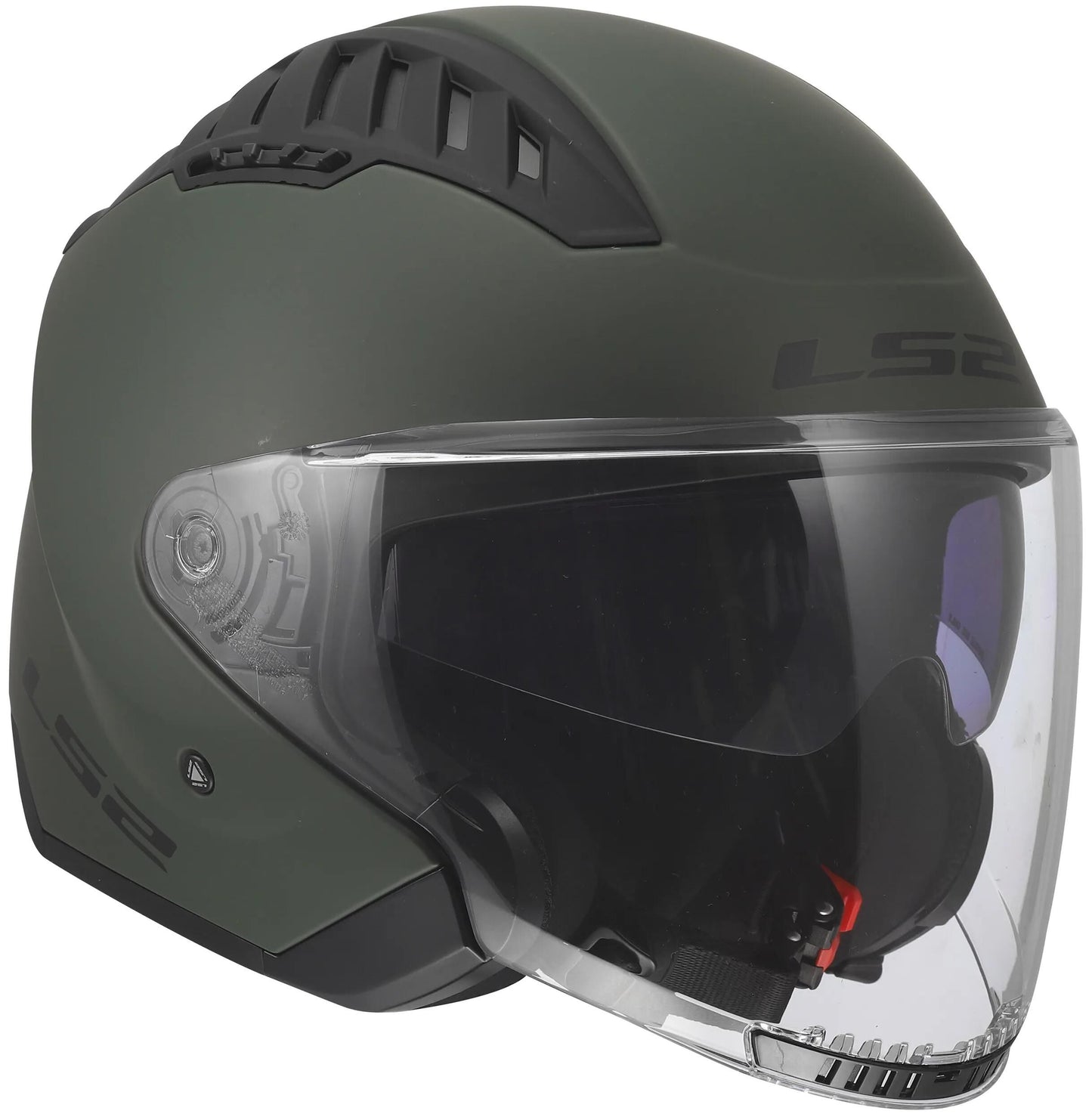 LS2 jethelm of600 copter ii solid helmet of600 copter i military green gr. l