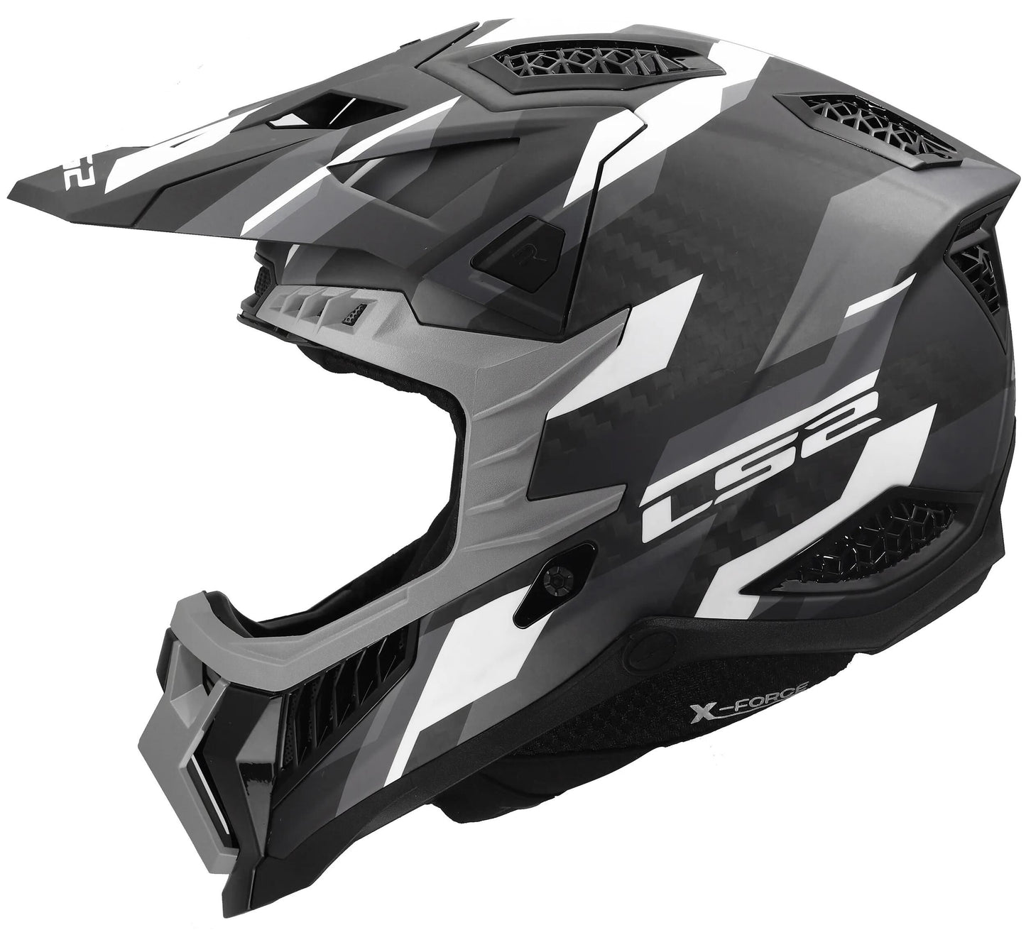 LS2 crosshelm mx703 x-force phantom helmet mx703 x-force phantom matt gr. sw m