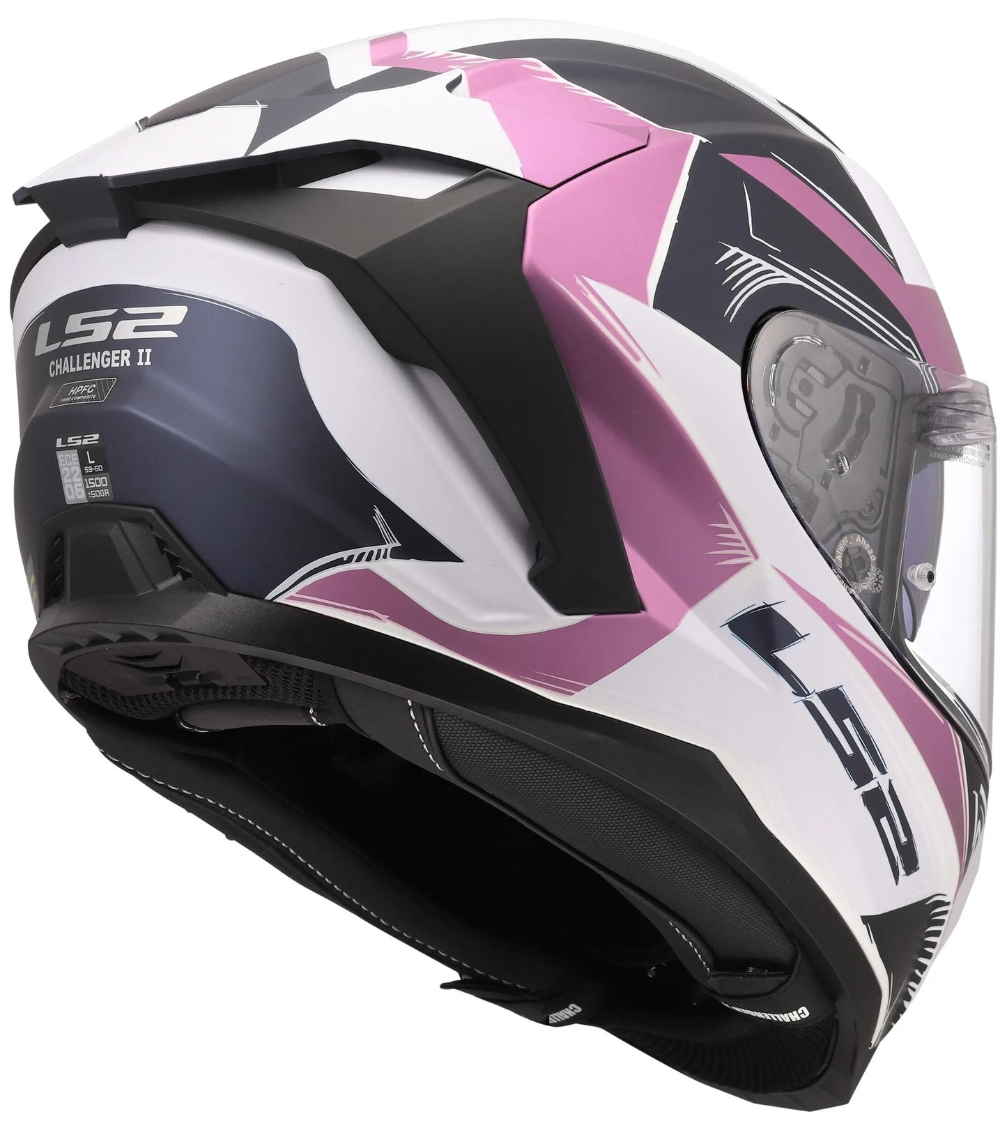LS2 integralhelm ff817 challenger ii flaman helmet ff817 challeng ii flaman lavender gr. l