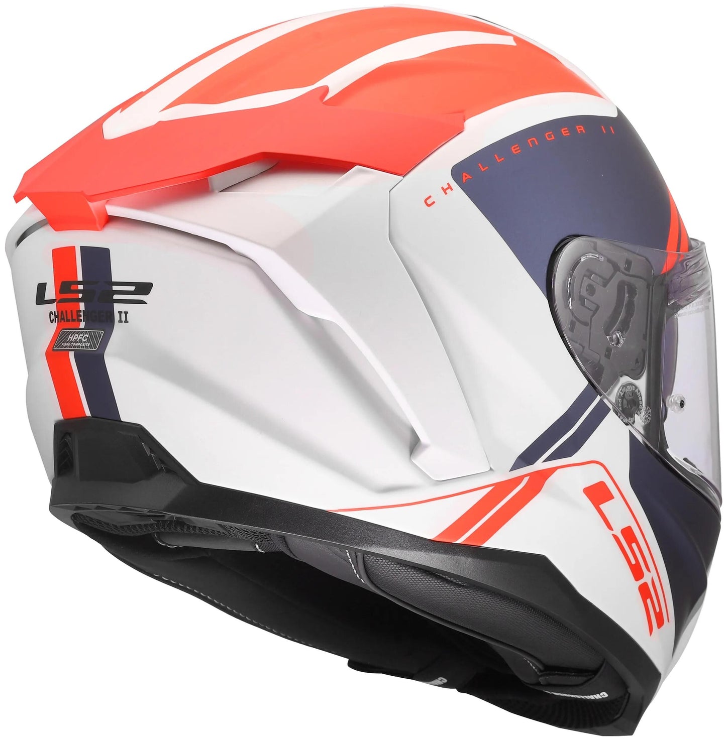 LS2 integralhelm ff817 challenger ii titan helmet ff817 challeng ii titanium white bl rt s