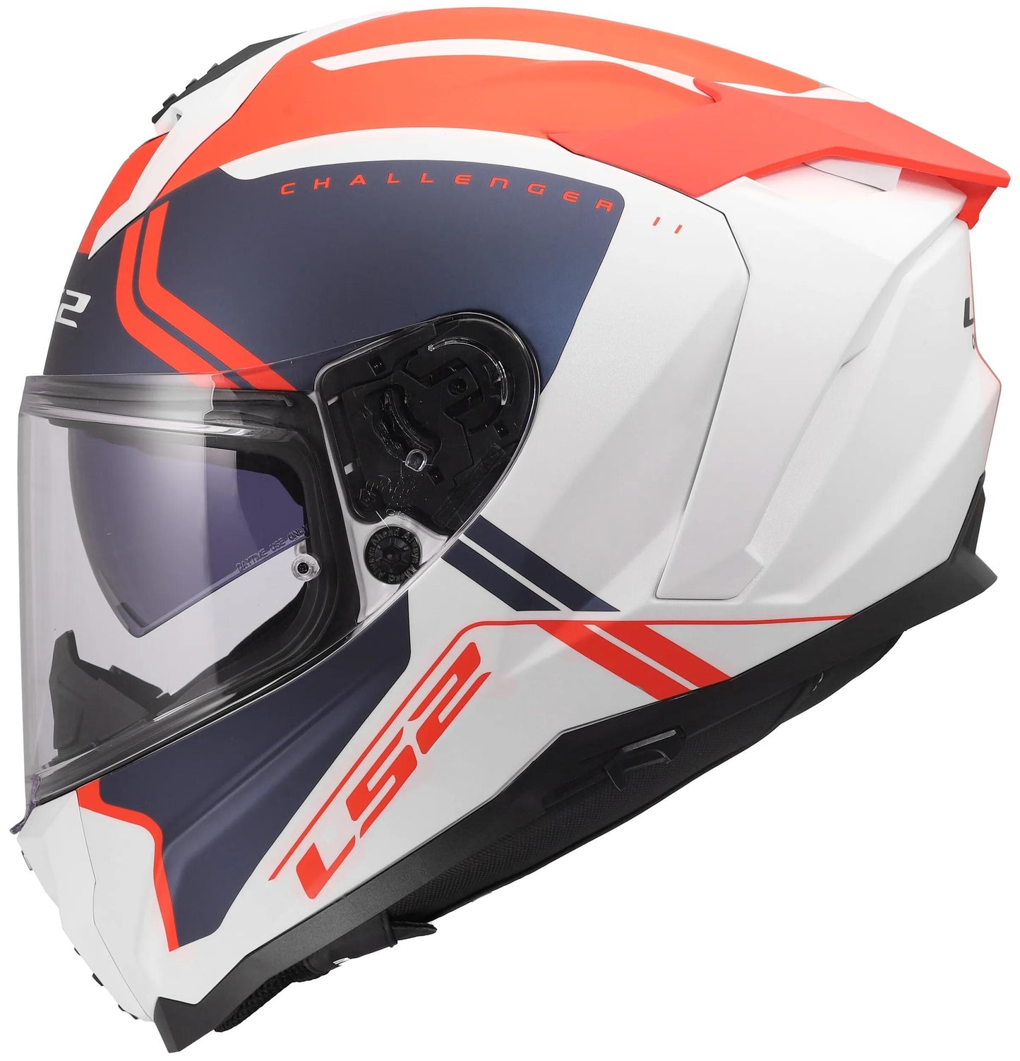 LS2 integralhelm ff817 challenger ii titan helmet ff817 challeng ii titanium white bl rt m