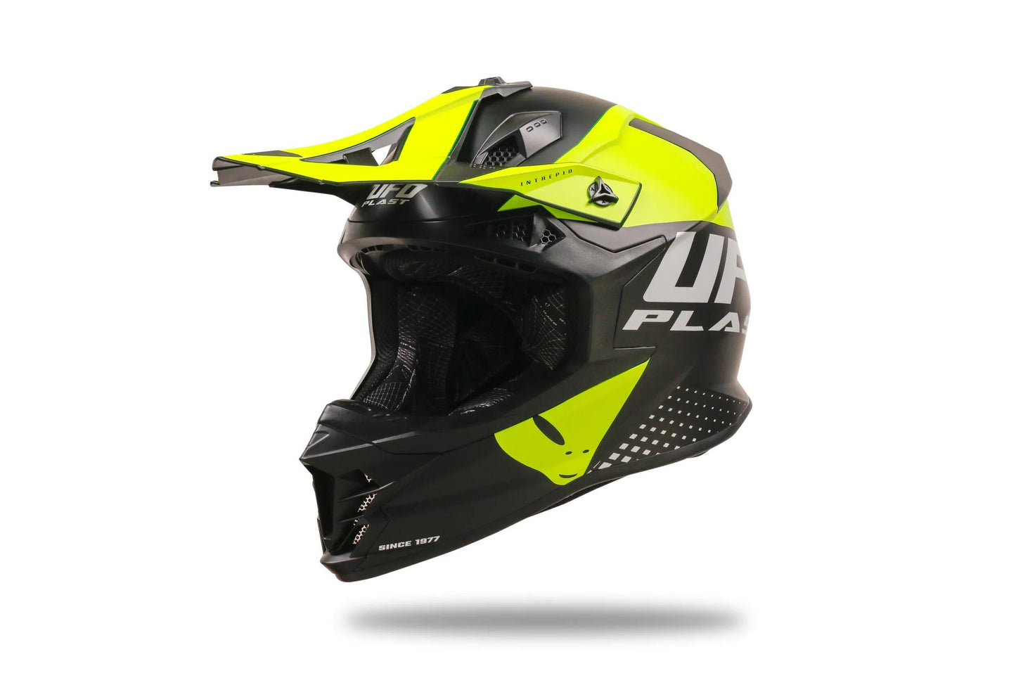 UFO PLAST crosshelm intrepid helmet interpid l black yellow
