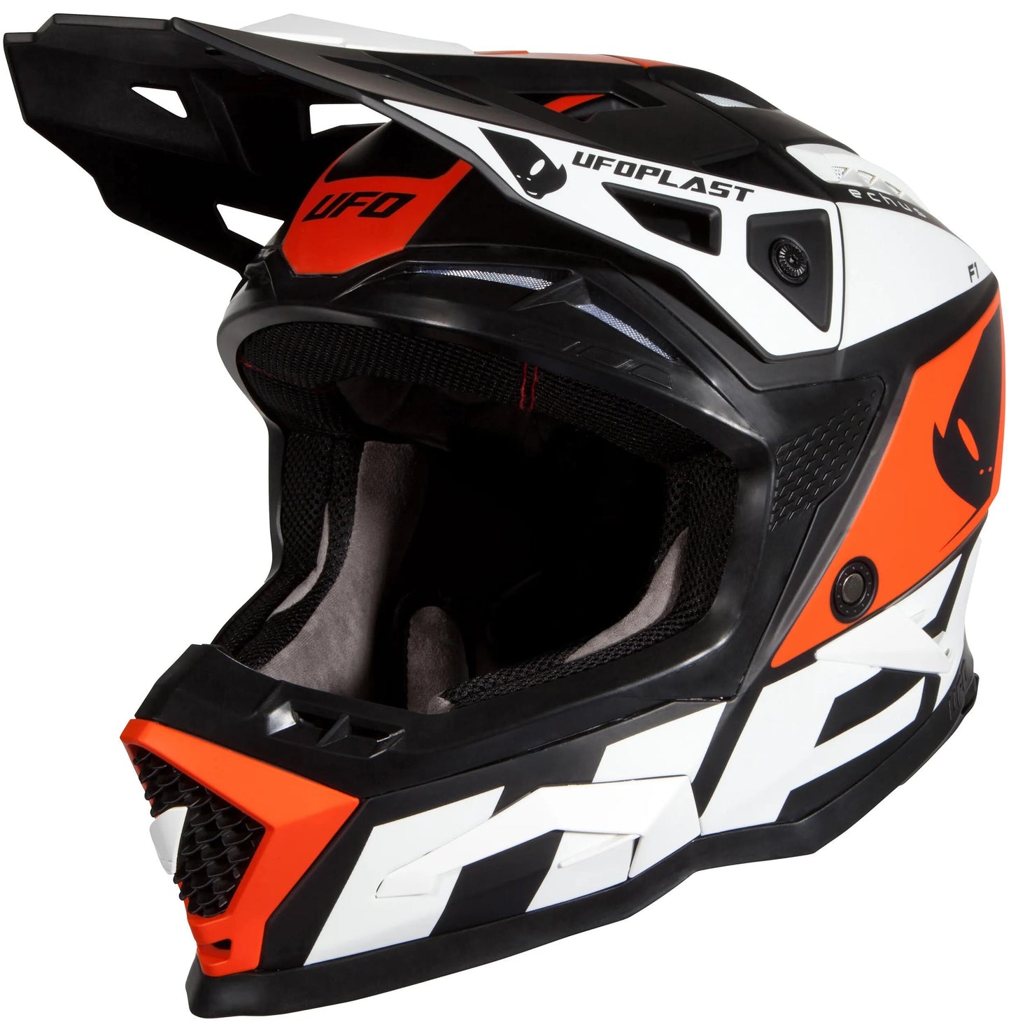 UFO PLAST crosshelm echus helmet echus m bl. orange white matt