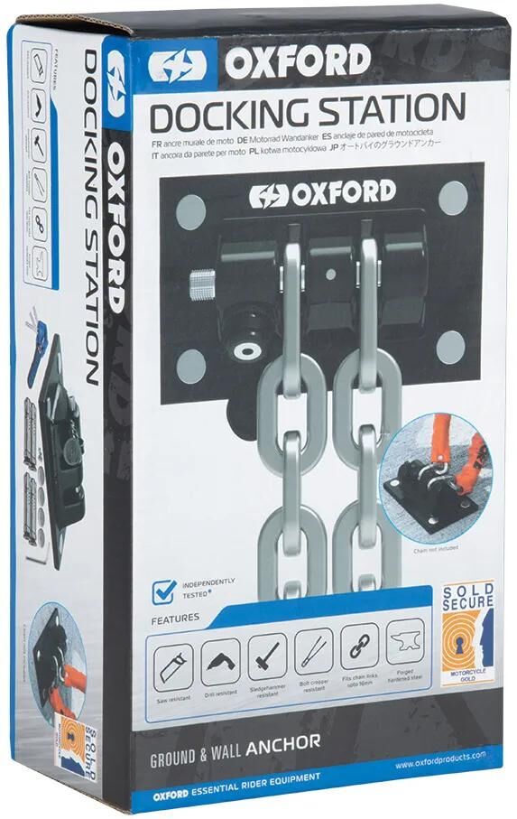 OXFORD bodenanker docking station-anker ground anchor docking station black