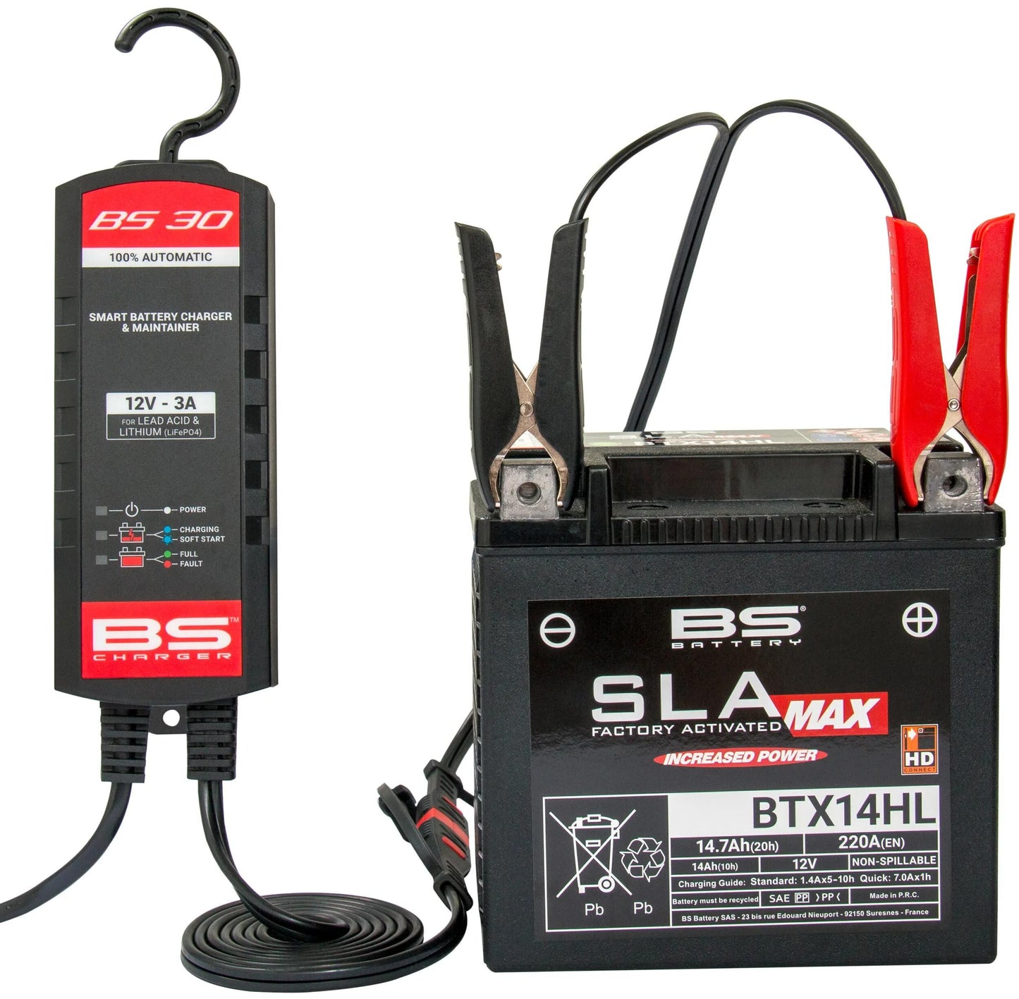 BS-BATTERY batterieladegerät bs30 charger bs30,bs-charge +lithium 3.0a