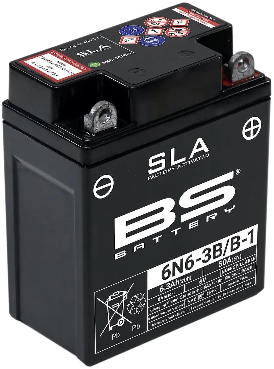 BS-BATTERY batterie 6n6-3b b-1 battery 6n6-3b b-1 bs sla