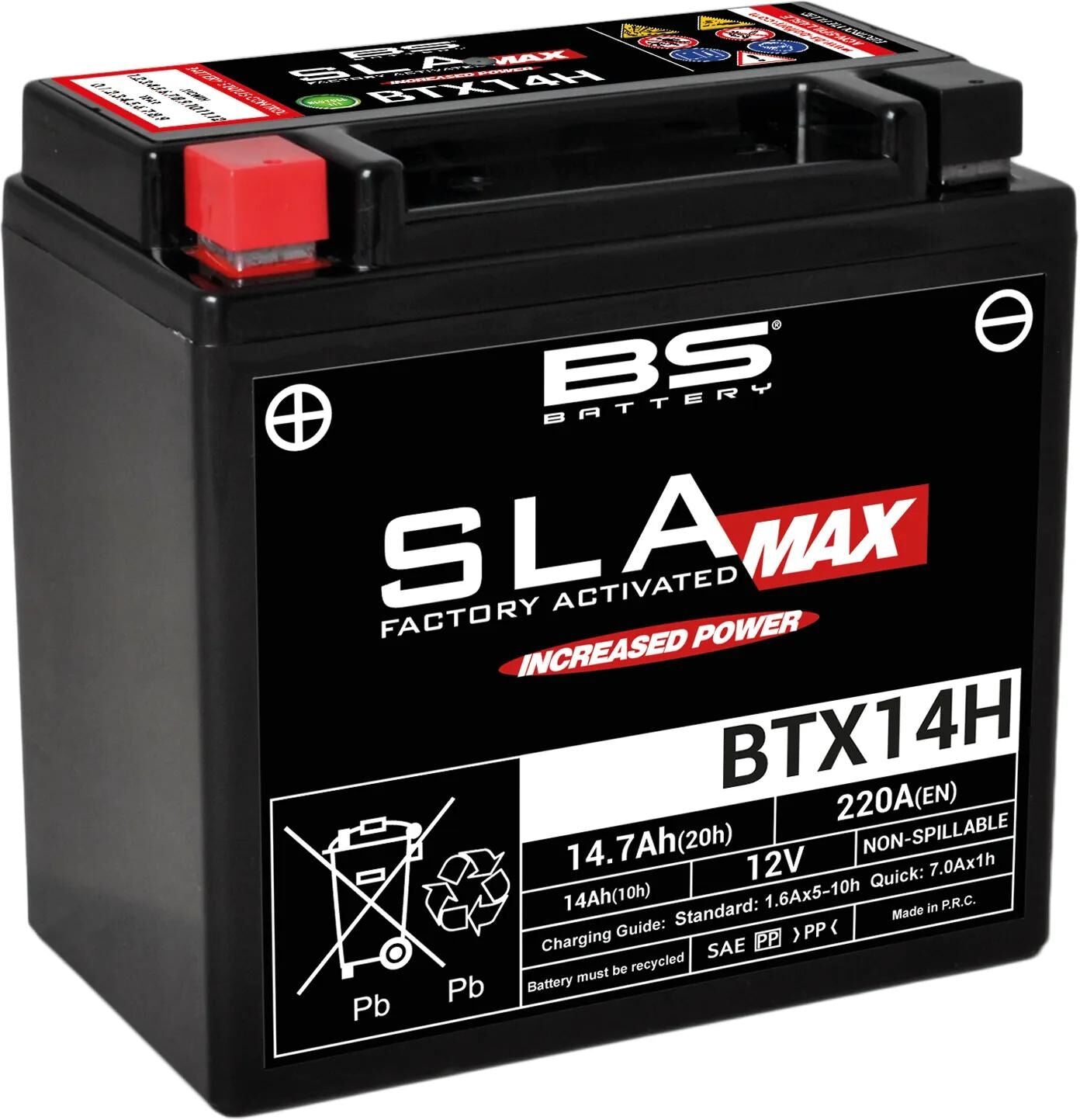 BS-BATTERY batterie btx14h battery btx14h bs sla-max