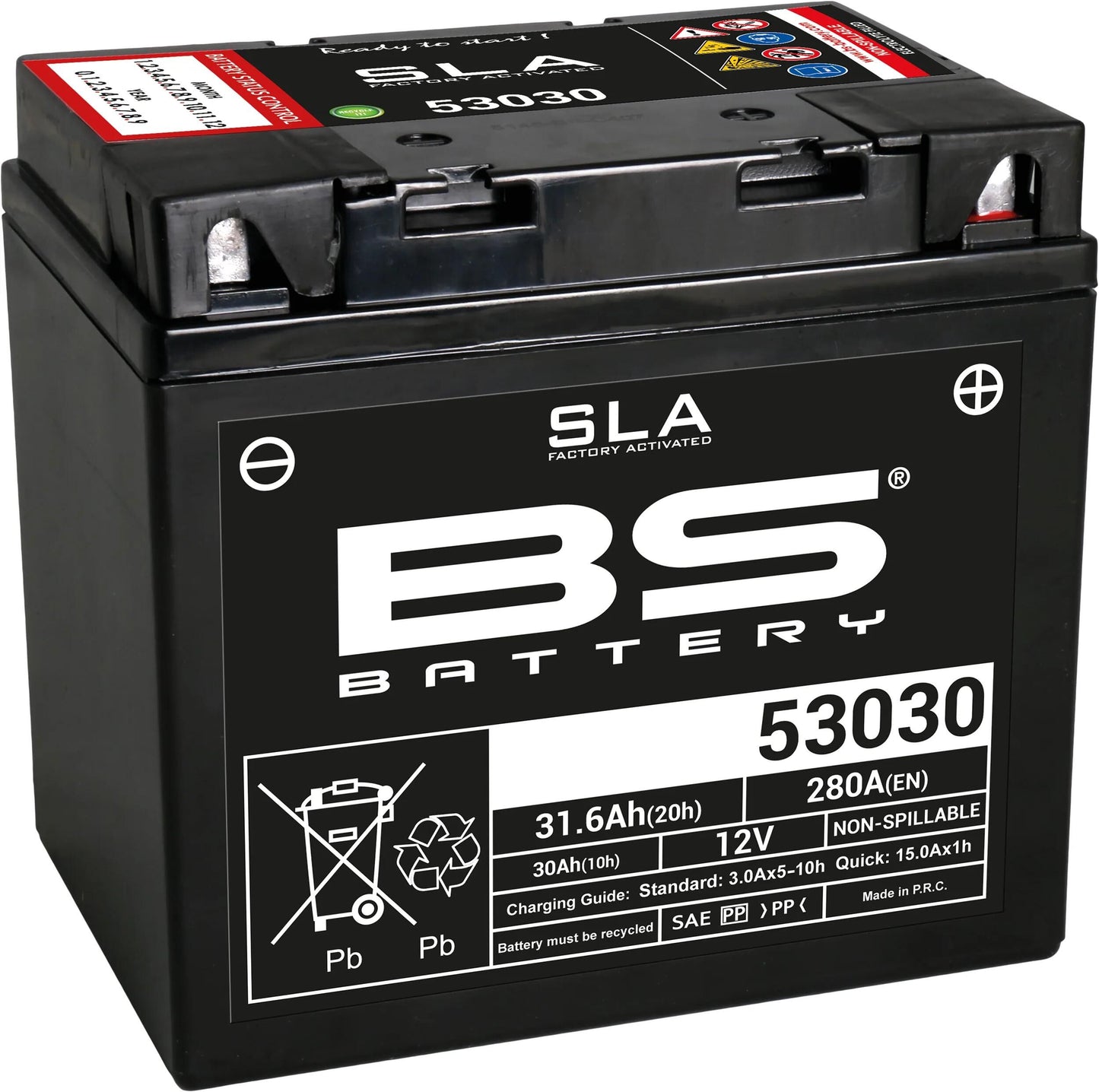 BS-BATTERY batterie 53030 battery 53030 bs sla