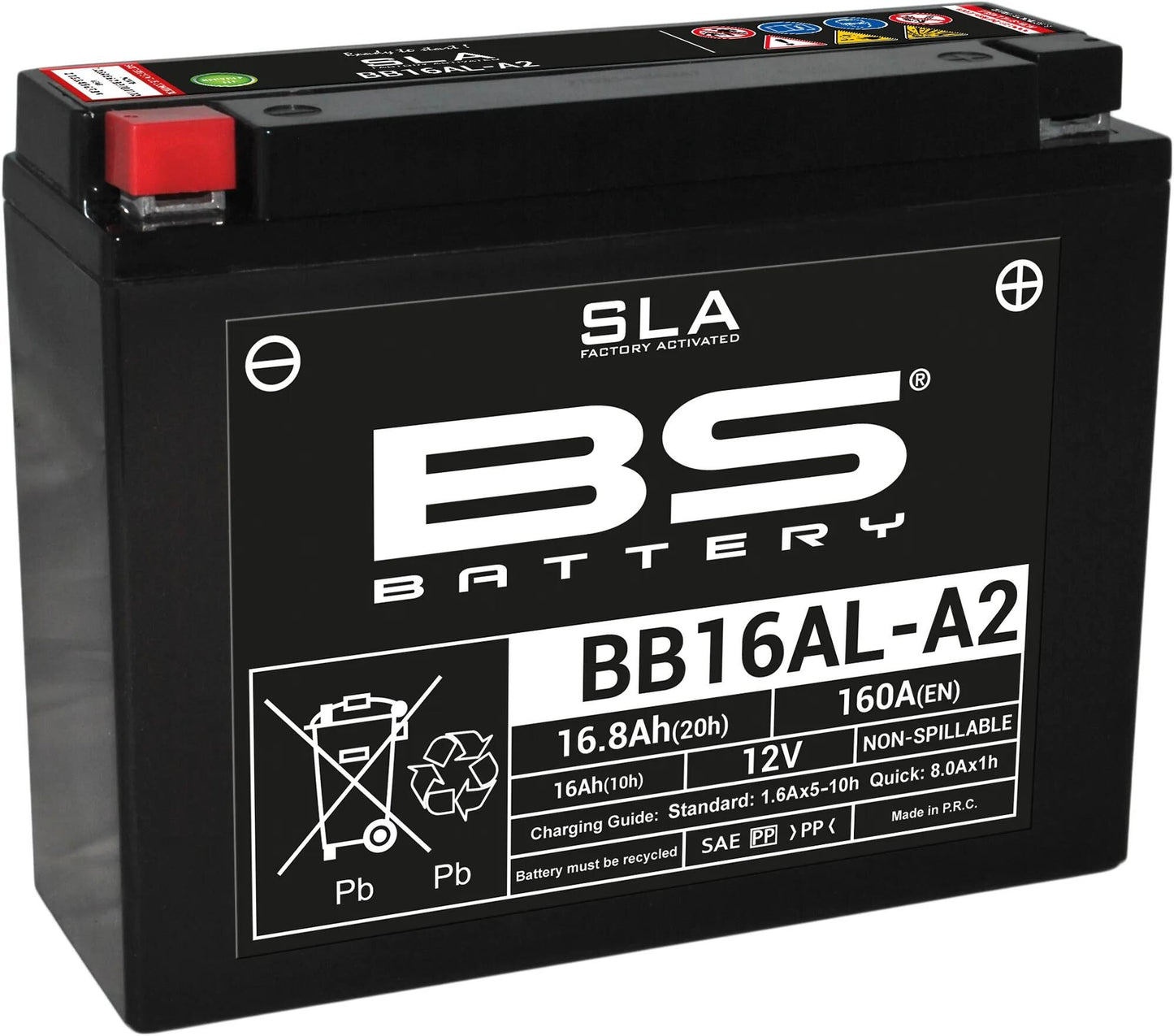 BS-BATTERY batterie bb16al-a2 battery bb16al-a2 bs sla
