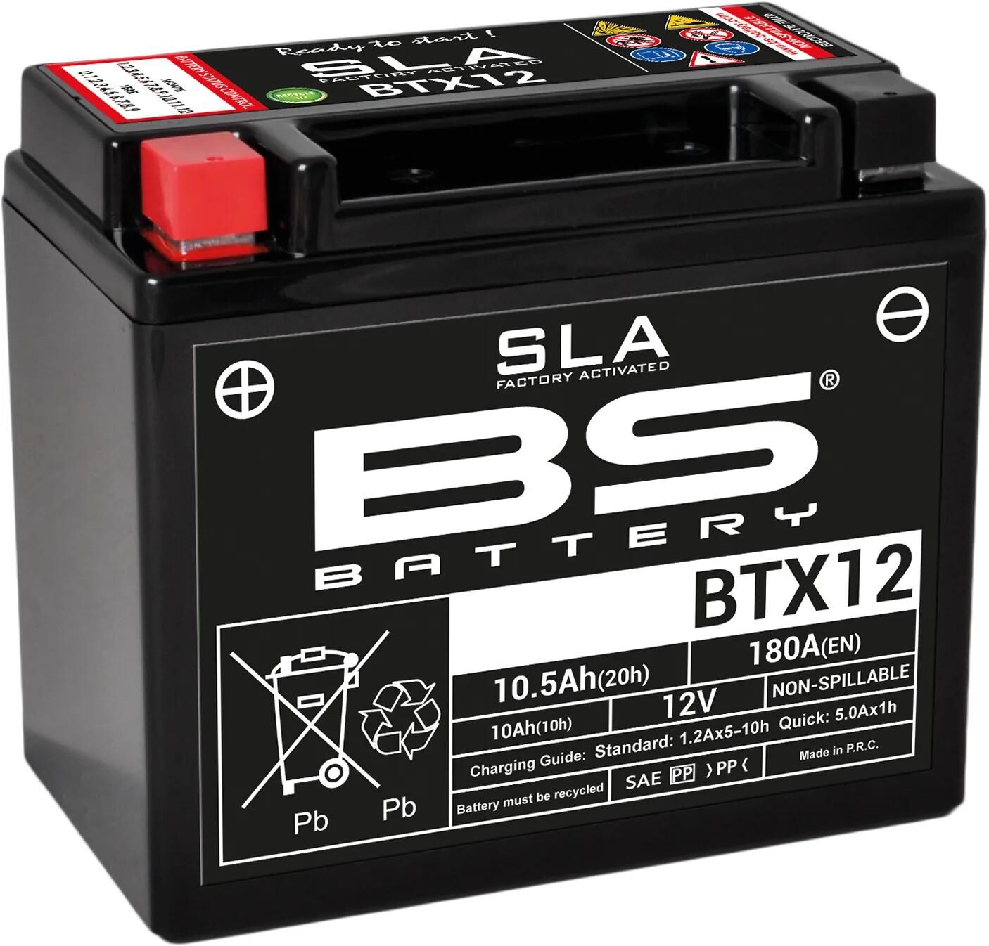 BS-BATTERY batterie btx12 btx12-bs battery btx12 bs sla