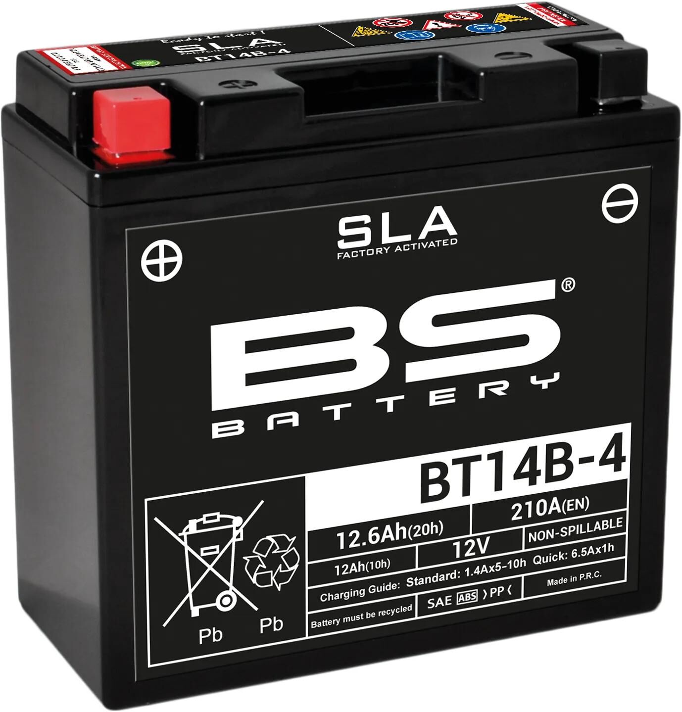 BS-BATTERY batterie bt14b-4 battery bt14b-4 bs sla
