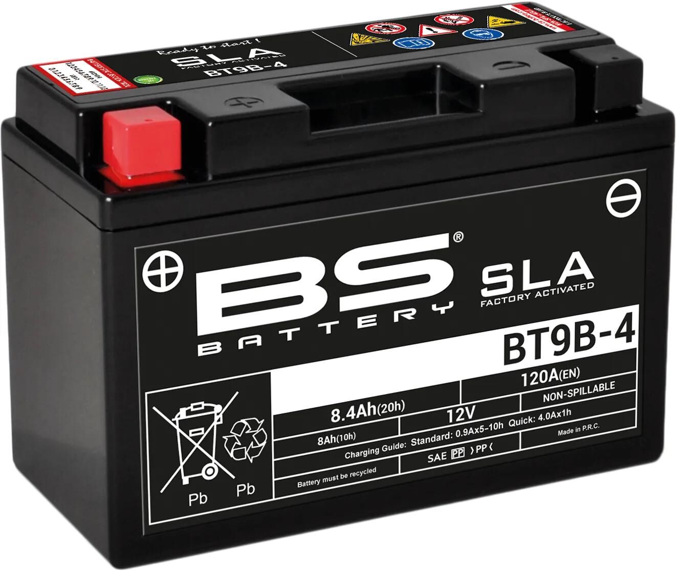 BS-BATTERY batterie bt9b-4 battery bt9b-4 bs sla