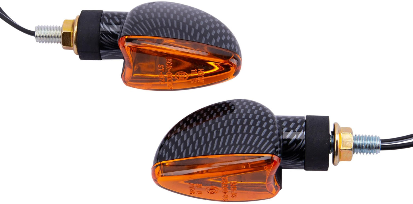 SPEC-X richtingaanwijzer arrow mini turn signal a 12v21w carb.look,smooth