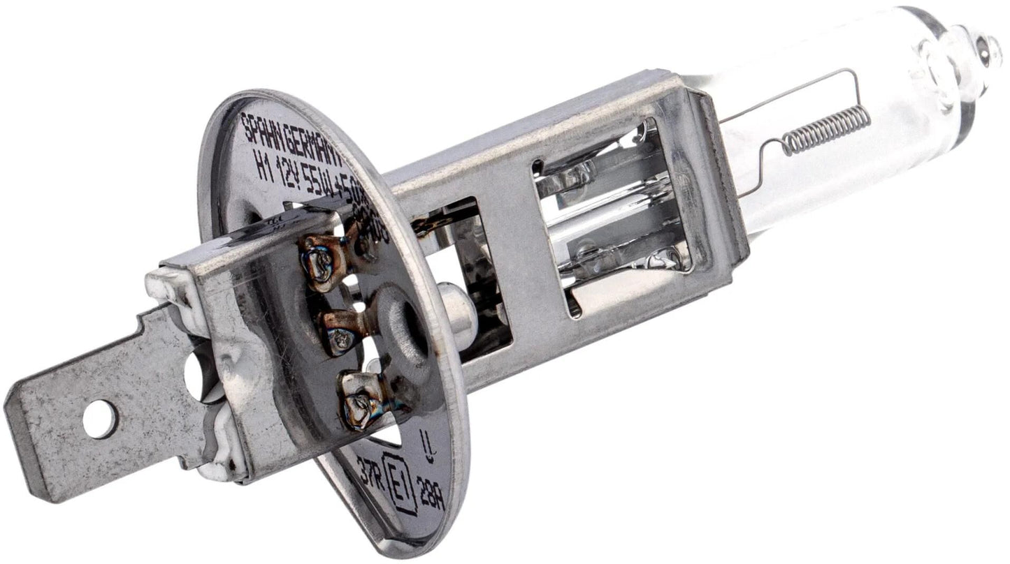 SPAHN scheinwerferlampe h1 headlight bulb 12v 55w h1 50+ p14.5s