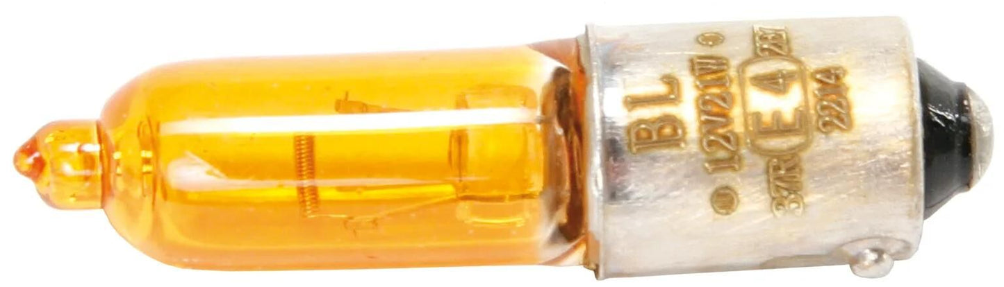 SPAHN kugellampe signal lamp 12v 21w baw9s yellow