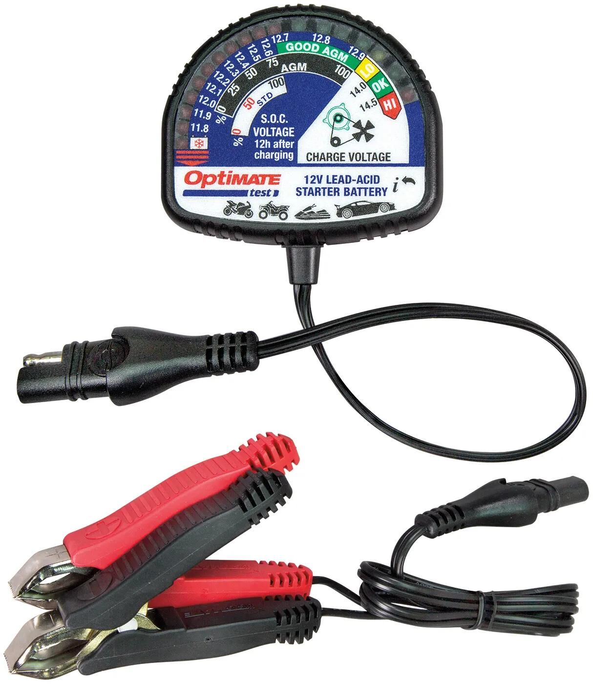 TecMATE batterietester optimate test battery tester optimate ts130