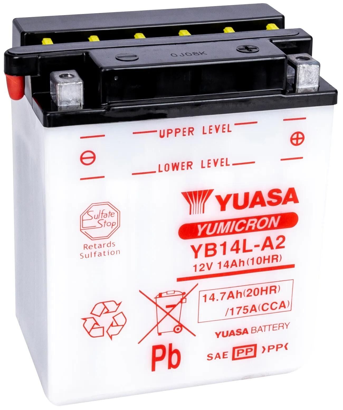 YUASA batterie yb14l-a2 battery yb14l-a2 standard without sp