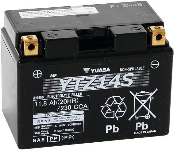 YUASA batterie ytz14s battery ytz14s agm