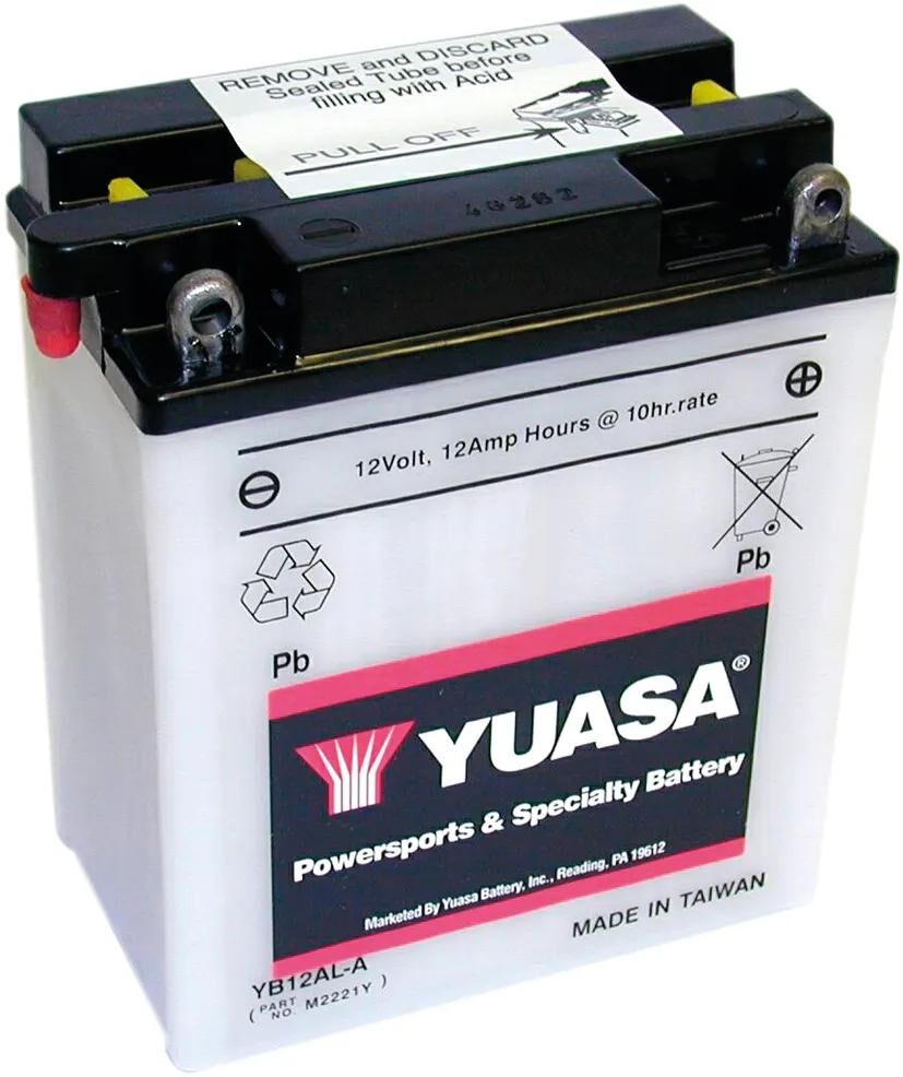 YUASA batterie yb12al-a battery yb12al-a standard without sp
