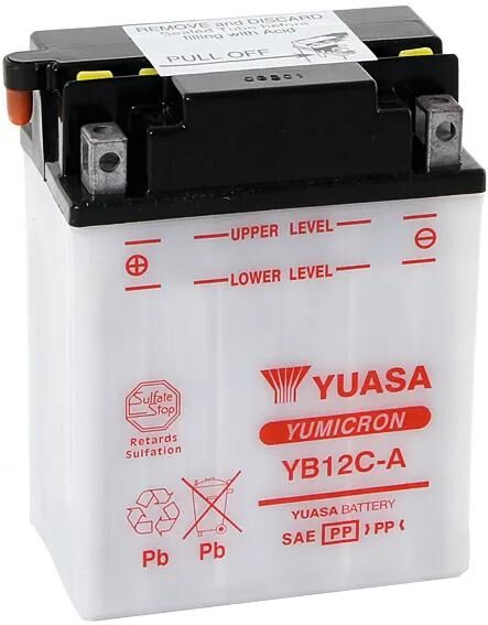 YUASA batterie yb12c-a battery yb12c-a standard without sp