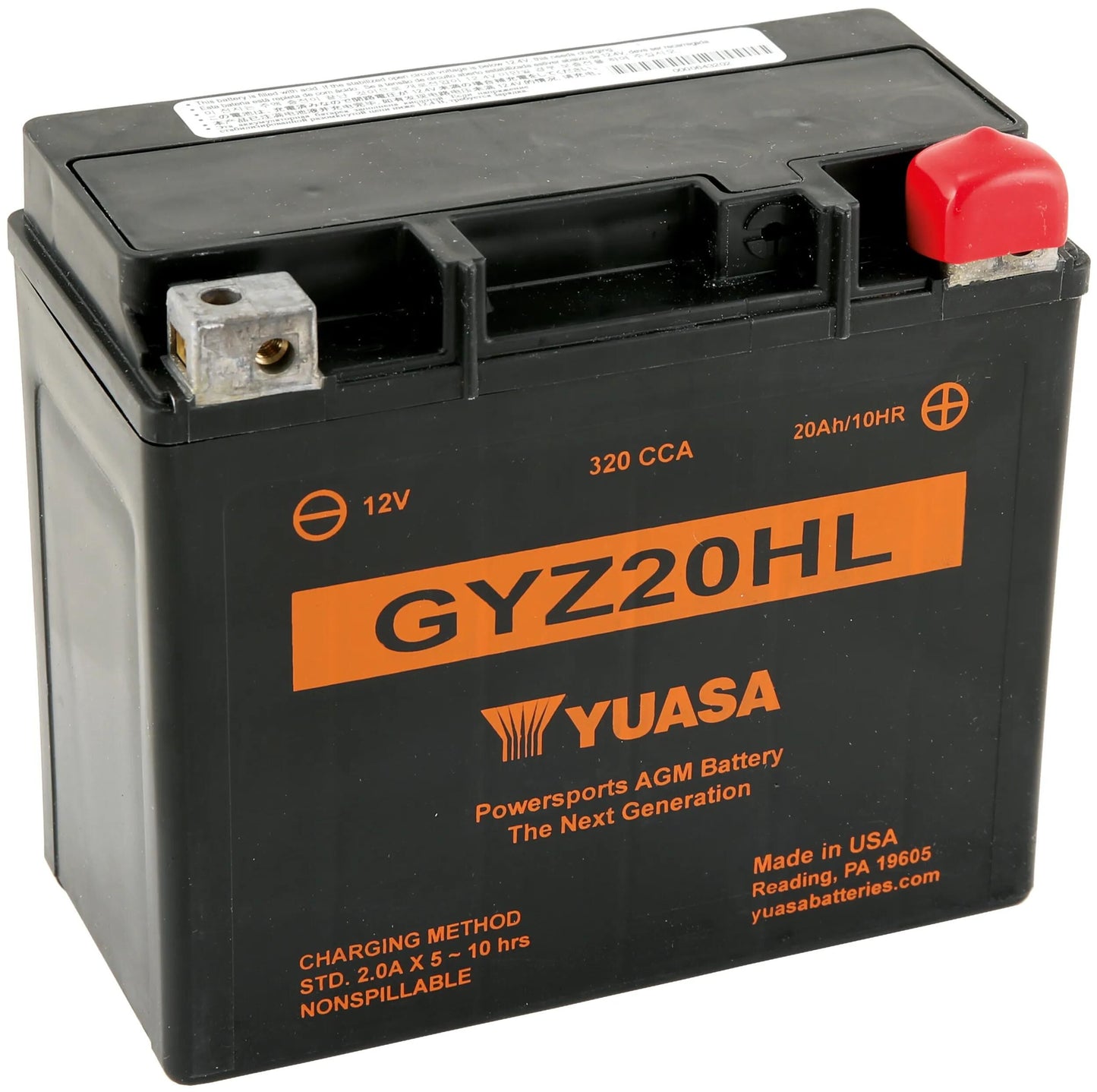 YUASA batterie gyz20hl battery gyz20hl agm