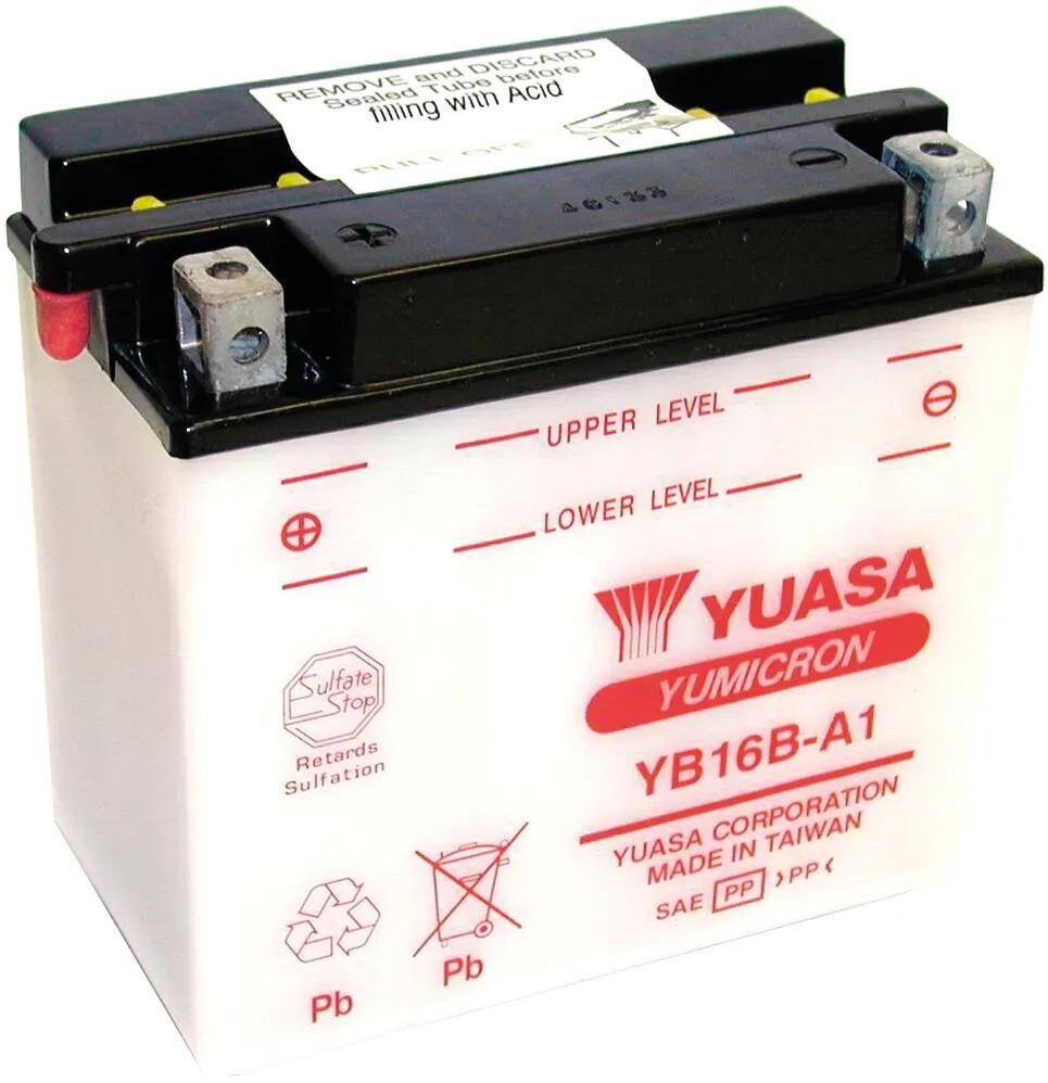 YUASA batterie yb16b-a1 battery yb16b-a1 standard without sp