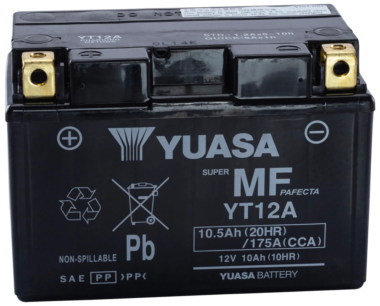 YUASA batterie yt12a yt12a-bs battery yt12a agm