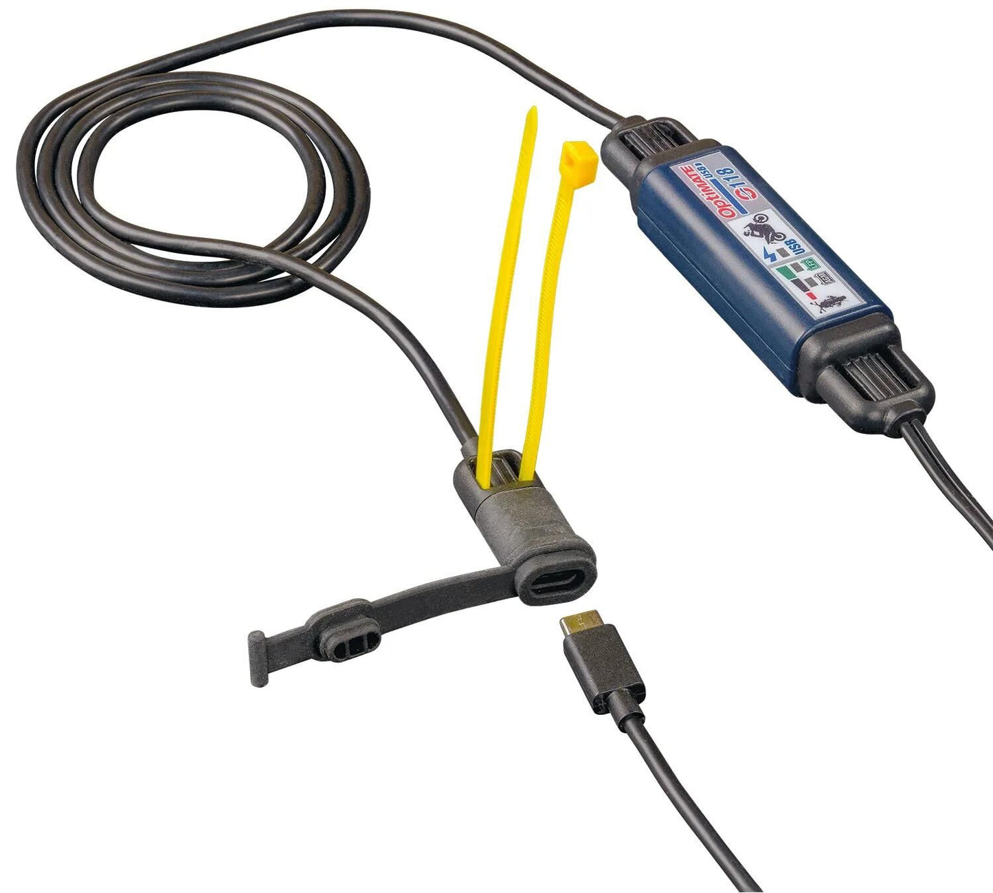 TecMATE usb-adapter usb-c-ladegerät usb-c charger optimate m. sae connection 200cm