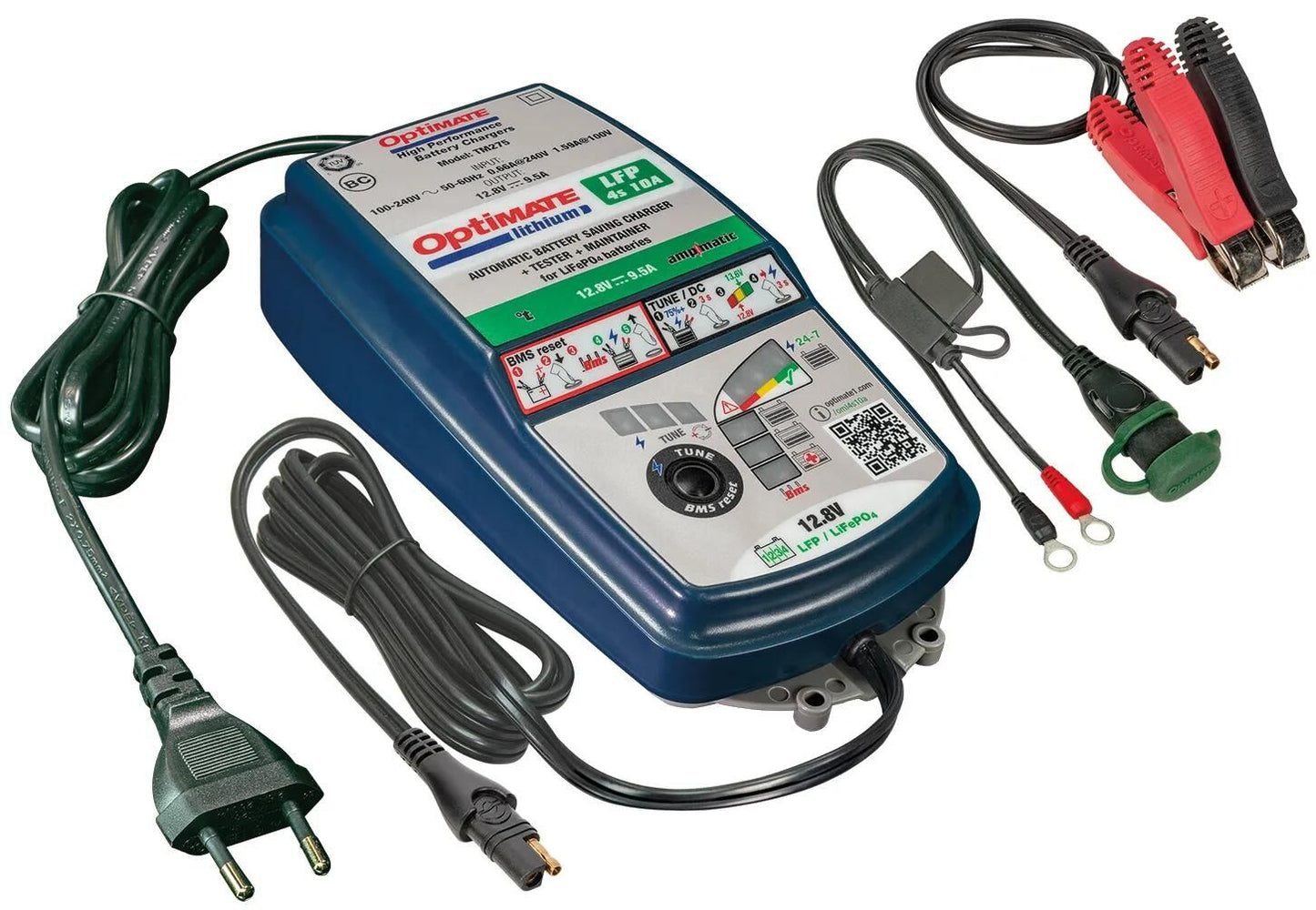 TecMATE batterieladegerät optimate lithium 4s 10a optimate 4s charger lithium 9.5a