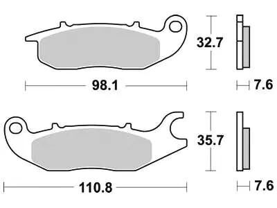 TRW bremsbelag mcb 759 brake pads organ. mcb 759