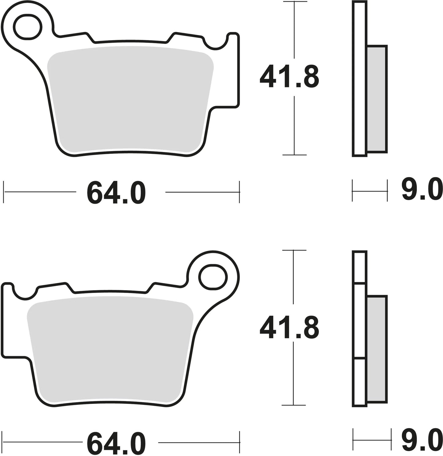 TRW bremsbelag mcb 743 brake pads sinter mcb 743 si