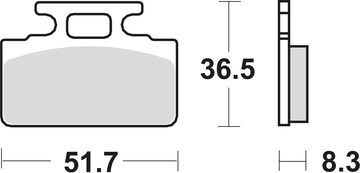 TRW bremsbelag mcb 589 brake pads organ. mcb 589
