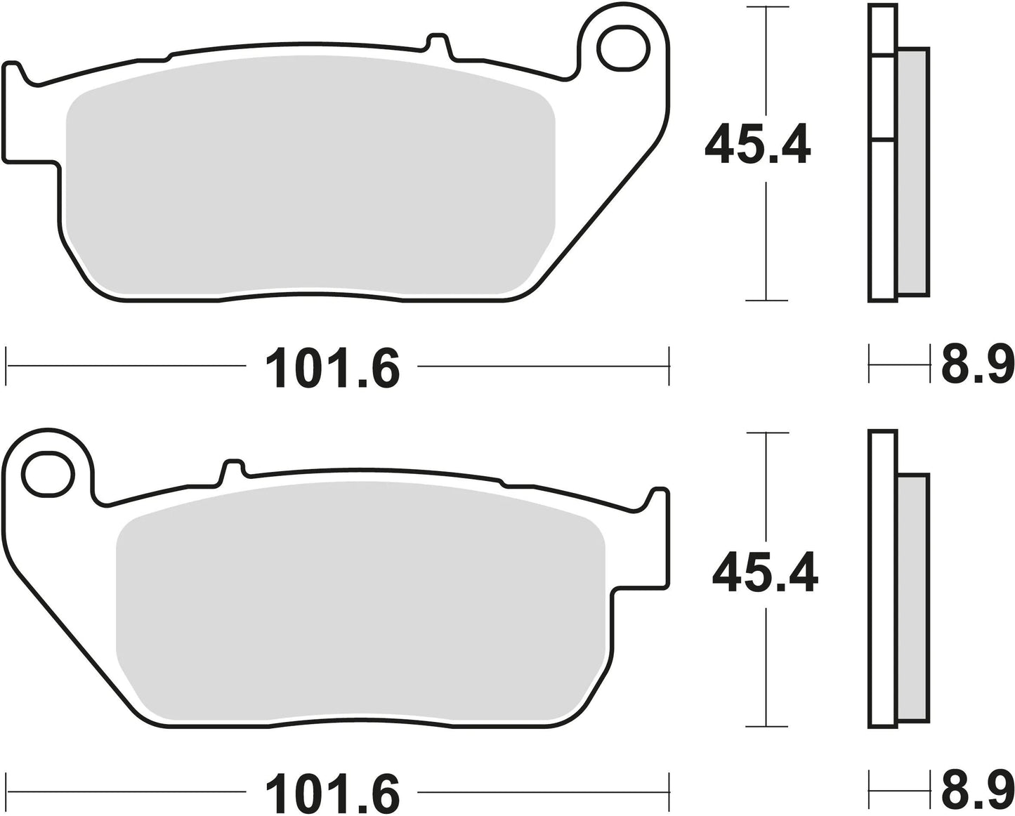 TRW bremsbelag mcb 753 brake pads sinter mcb 753 sv