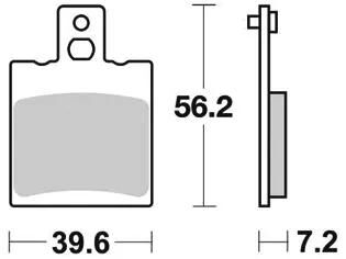 TRW bremsbelag mcb 775 brake pads organ. mcb 775