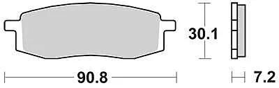 TRW bremsbelag mcb 549 brake pads organ. mcb 549