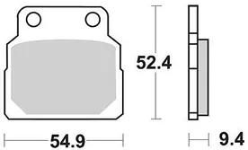 TRW bremsbelag mcb 570 brake pads organ. mcb 570
