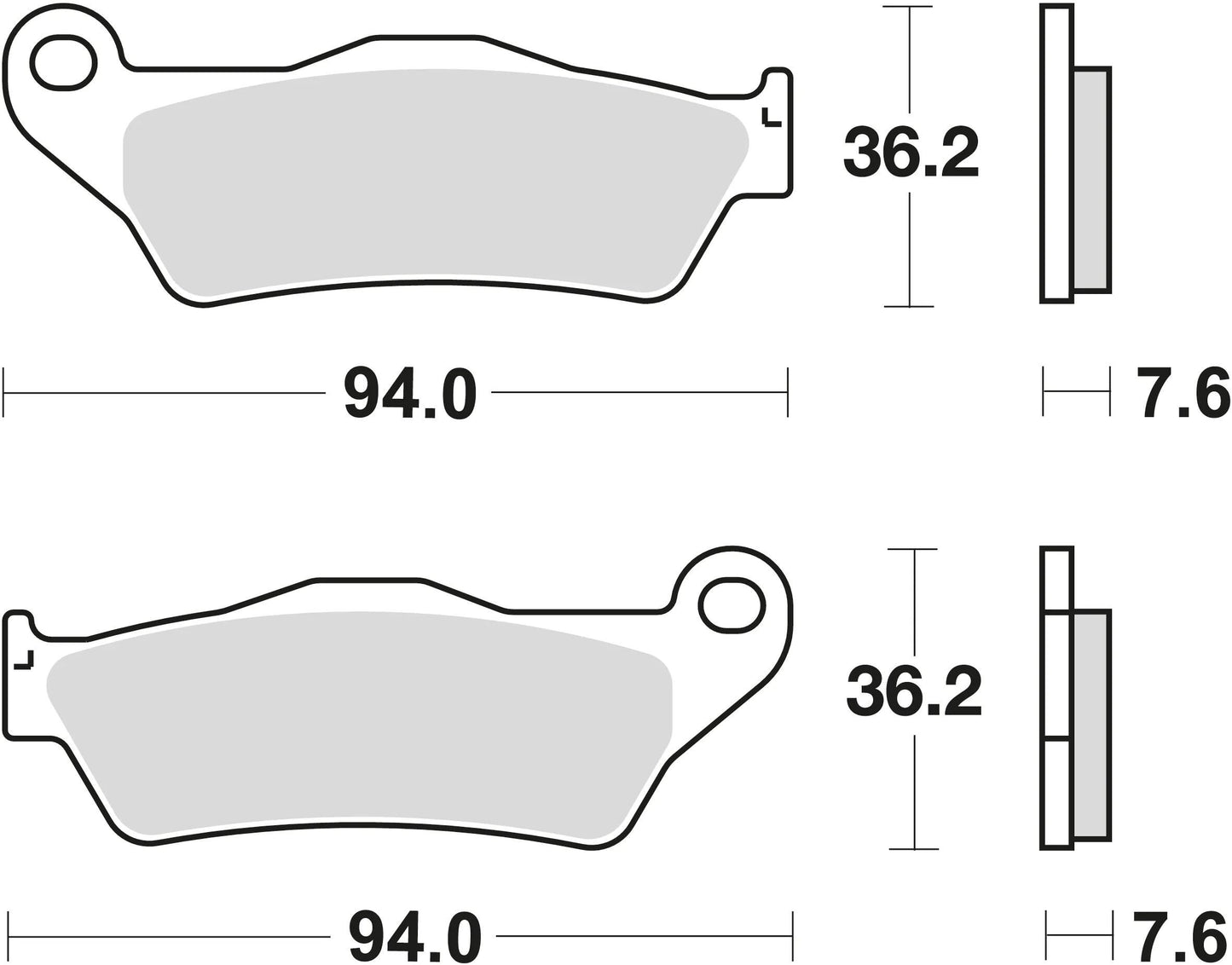 TRW bremsbelag mcb 648 brake pads sinter mcb 648 sv