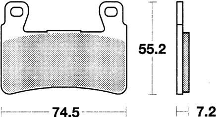 TRW bremsbelag mcb 703 brake pads carbon mcb 703 crq