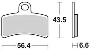 TRW remblokken mcb 770 brake pads organ. mcb 770