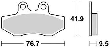 TRW bremsbelag mcb 774 brake pads organ. mcb 774