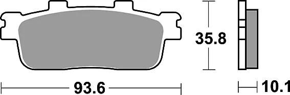 TRW bremsbelag mcb 800 brake pads organ. mcb 800